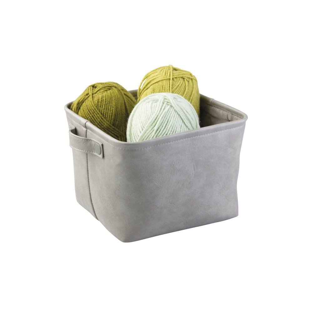 iDesign Lauren Storage Bin Medium - Grey