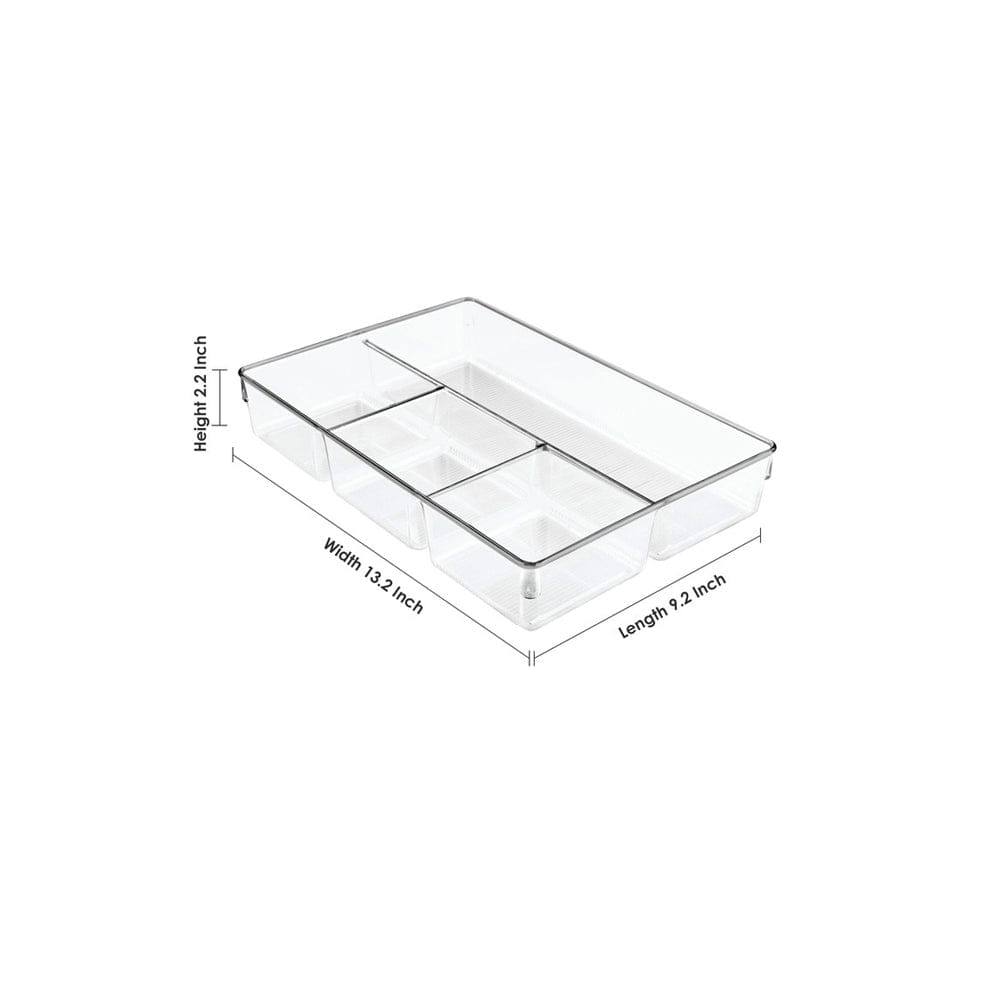 iDesign Linus 4-Section Vanity Drawer Organiser