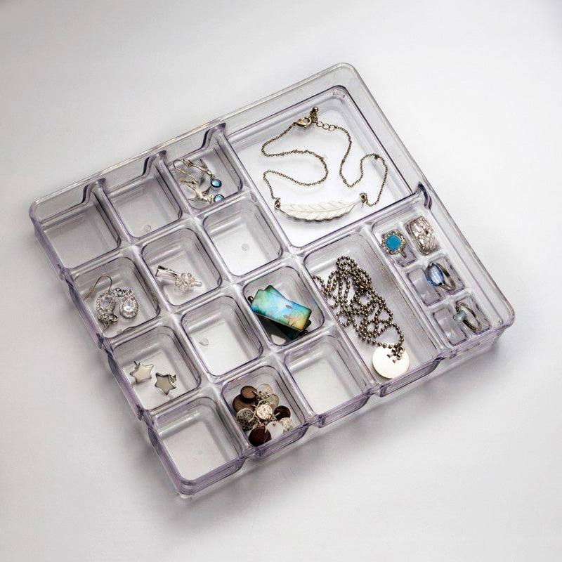 iDesign Linus Stackable Jewellery Tray with Layer