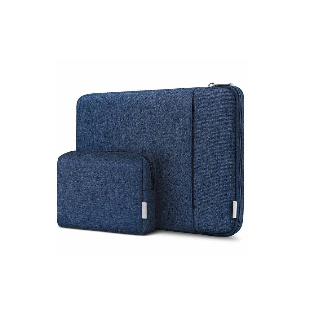 Inateck EdgeKeeper Laptop Sleeve With Pouch - Blue 13.3 Inches