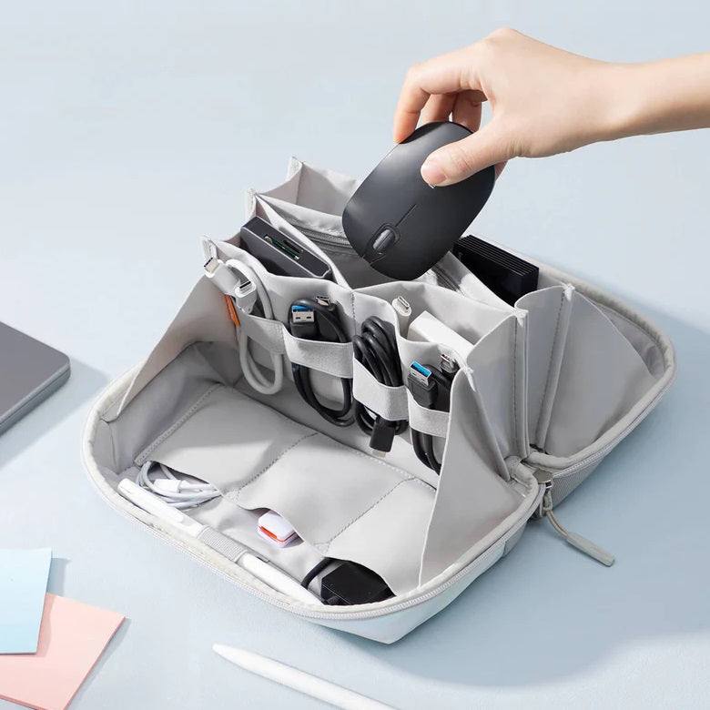 Inateck Draagbare kabeltas, spatwaterdichte elektronica-organizer, reisaccessoiretas voor kabels, powerbanken, hubs, hoofdtelefoons, zwart, Casual Inateck Draagbare kabeltas, spatwaterdichte elektronica-organizer, reisaccessoiretas voor kabels, powerbanken, hubs, hoofdtelefoons, zwart, Casual