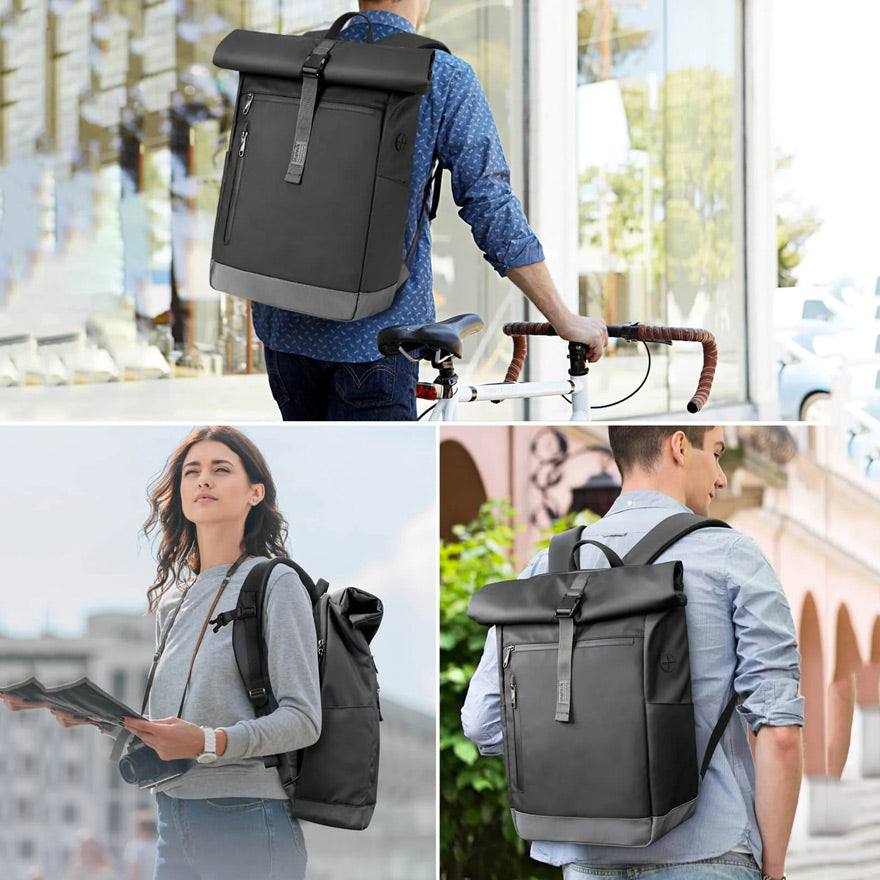 Laptop rucksack rolltop hotsell