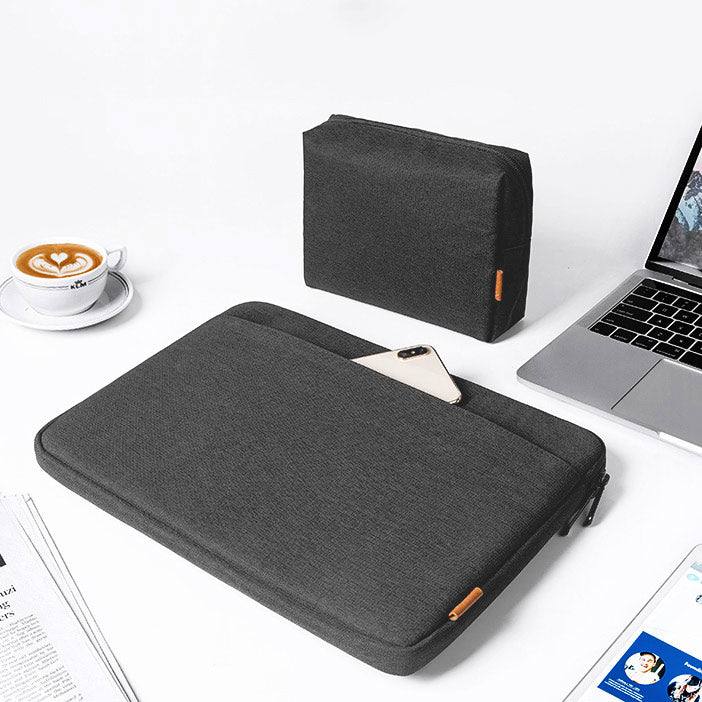 Inateck Ultrathin Laptop Sleeve with Pouch - Black 14 Inches