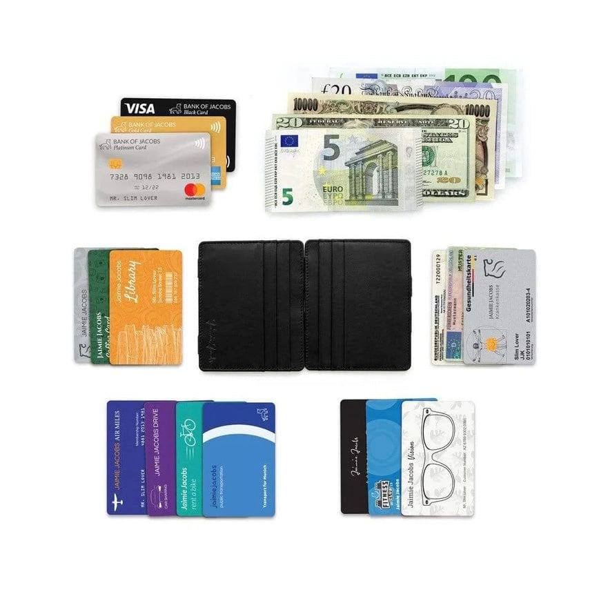 Jaimie Jacobs Germany Flap Boy Slim Wallet - Black