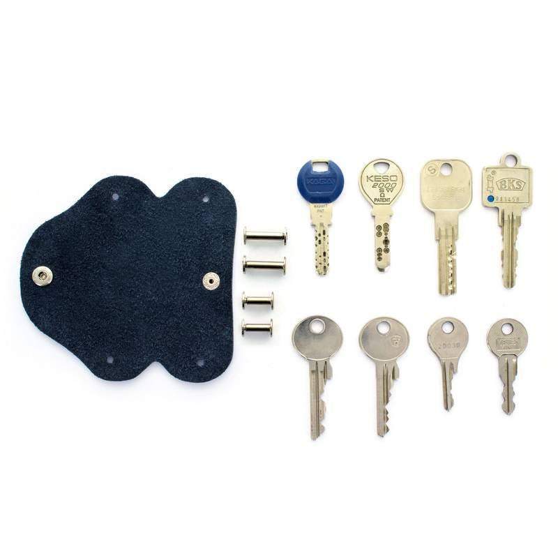 Jaimie Jacobs Germany Key Boy Leather Key Organiser - Blue