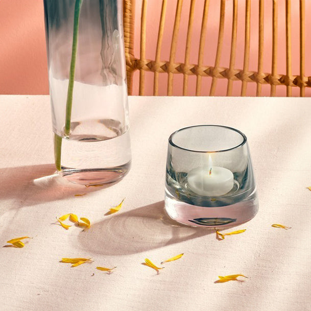 Joy Votive Holder, Set of 2 - Turquoise (Offline Only)