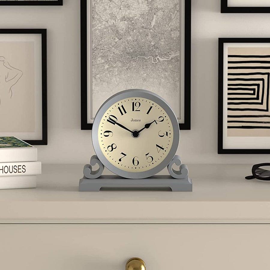 Jones Clocks Saloon Mantel Clock - French Navy