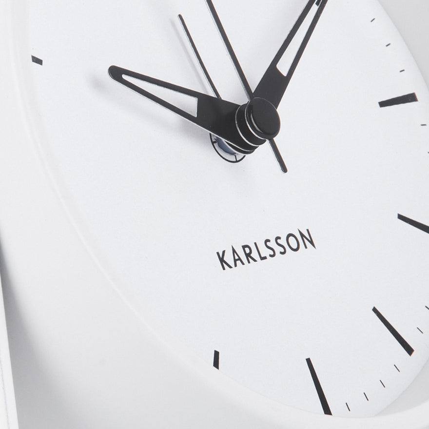 Karlsson Netherlands Calm Alarm Clock - White