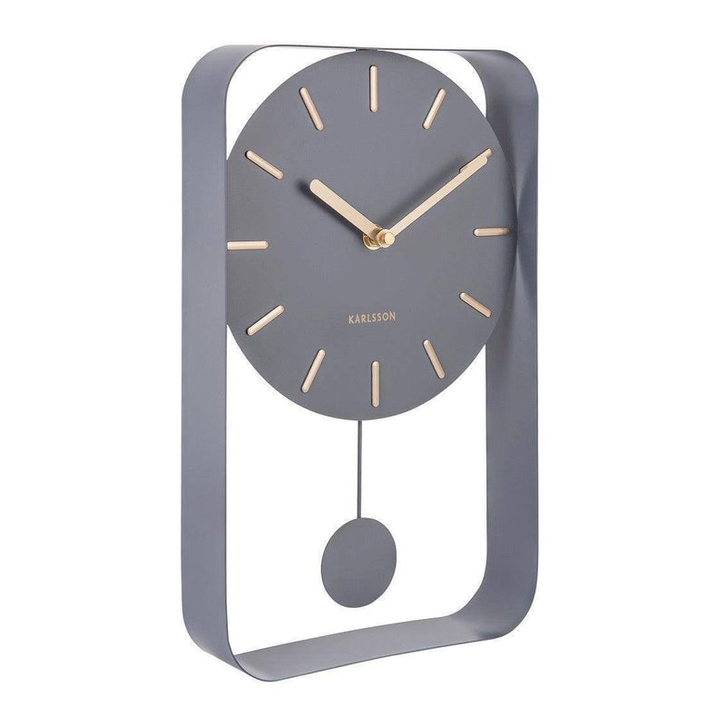 Black Analog Decorative Roman Number Pendulum Wall Clock, For Home, Size:  33cm at Rs 1499 in Noida