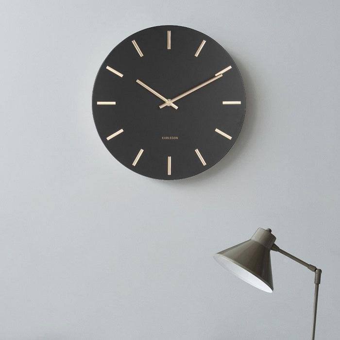 Karlsson Netherlands Charm Wall Clock 30cm - Black