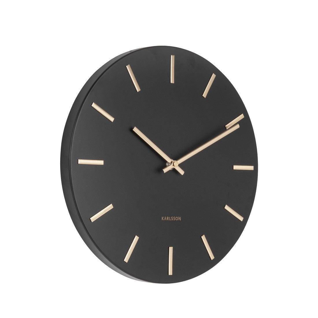 Karlsson Netherlands Charm Wall Clock 30cm - Black