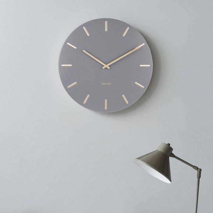 Karlsson Netherlands Charm Wall Clock 30cm - Grey
