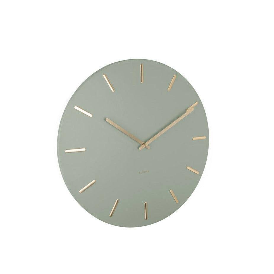 Karlsson Netherlands Charm Wall Clock 45cm - Jungle Green