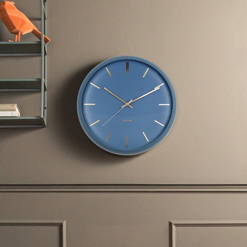 Karlsson Netherlands Globe Wall Clock 40cm - Blue