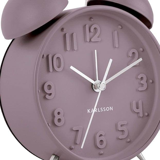 Karlsson Netherlands Iconic Alarm Clock - Purple