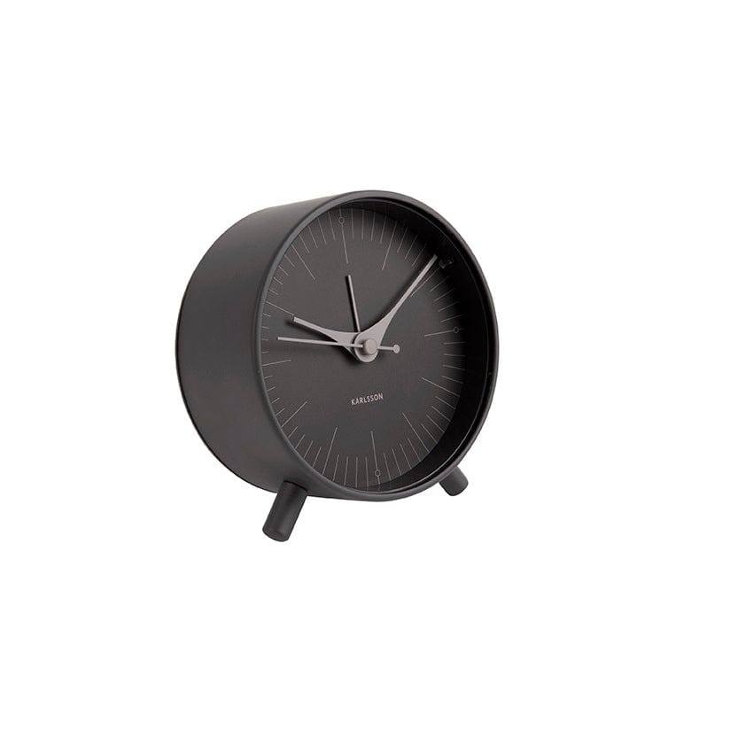 Karlsson Netherlands Index Alarm Clock - Black