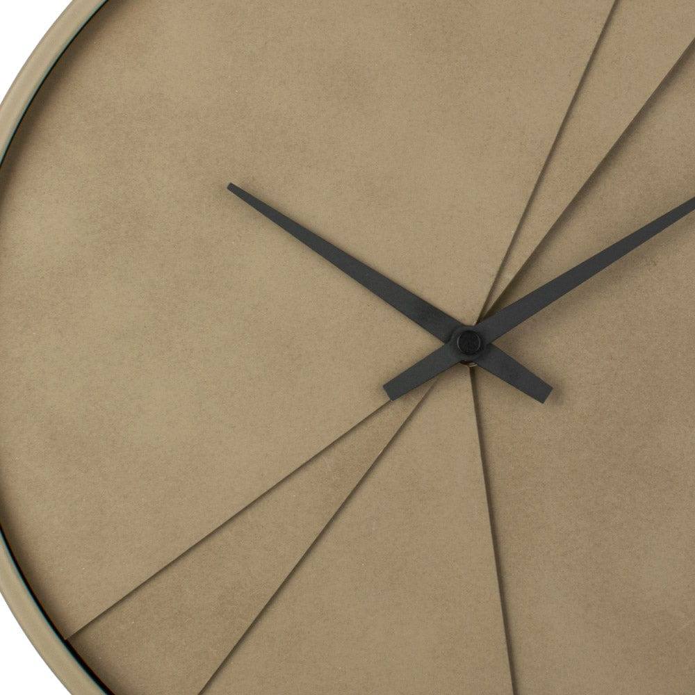 Karlsson Netherlands Layered Lines Wall Clock 30cm - Moss Green