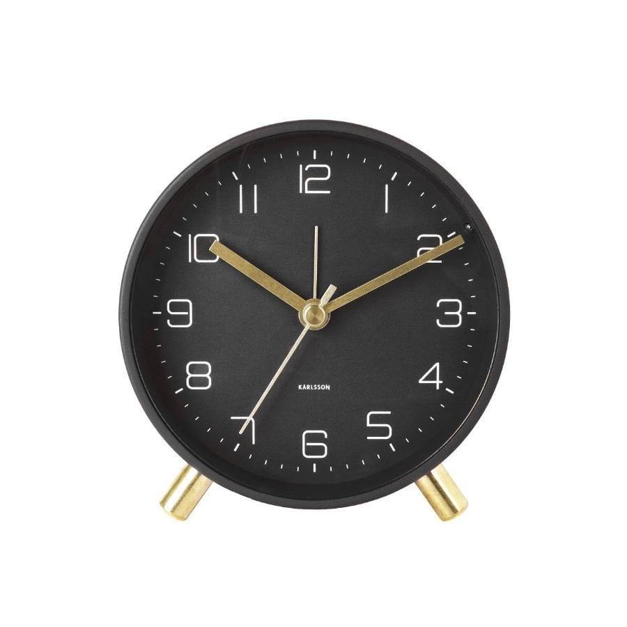 Karlsson Netherlands Lofty Alarm Clock - Black