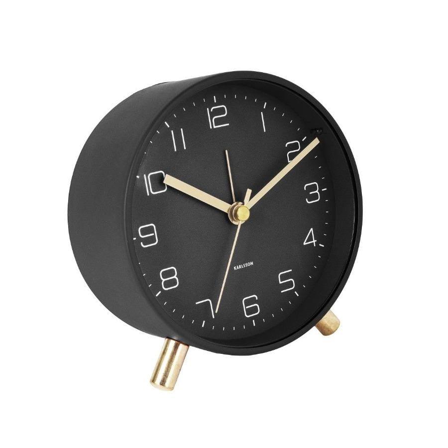 Karlsson Netherlands Lofty Alarm Clock - Black