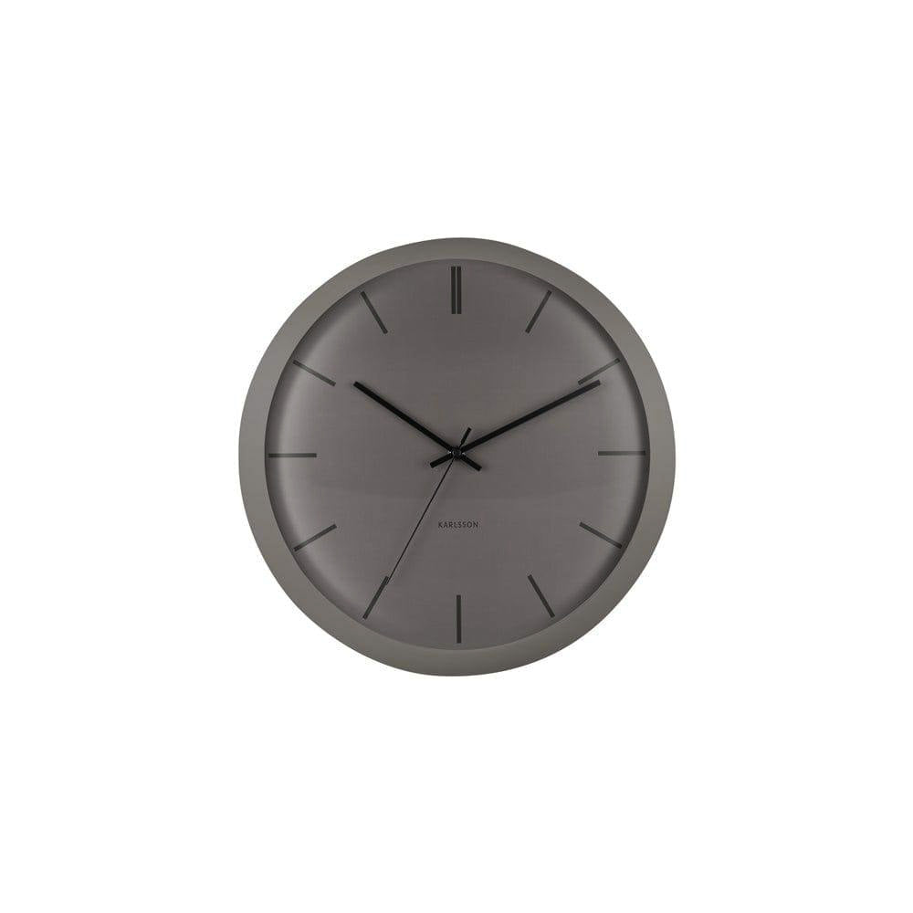 Nirvana Globe Wall Clock 40cm - Dark Grey