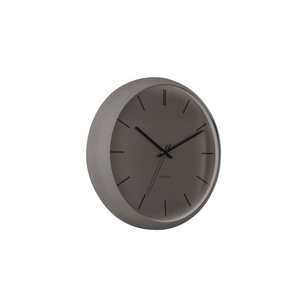 Nirvana Globe Wall Clock 40cm - Dark Grey