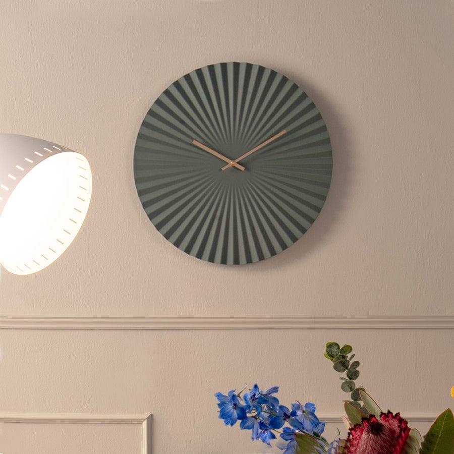 Karlsson Netherlands Sensu Wall Clock 40cm - Jungle Green