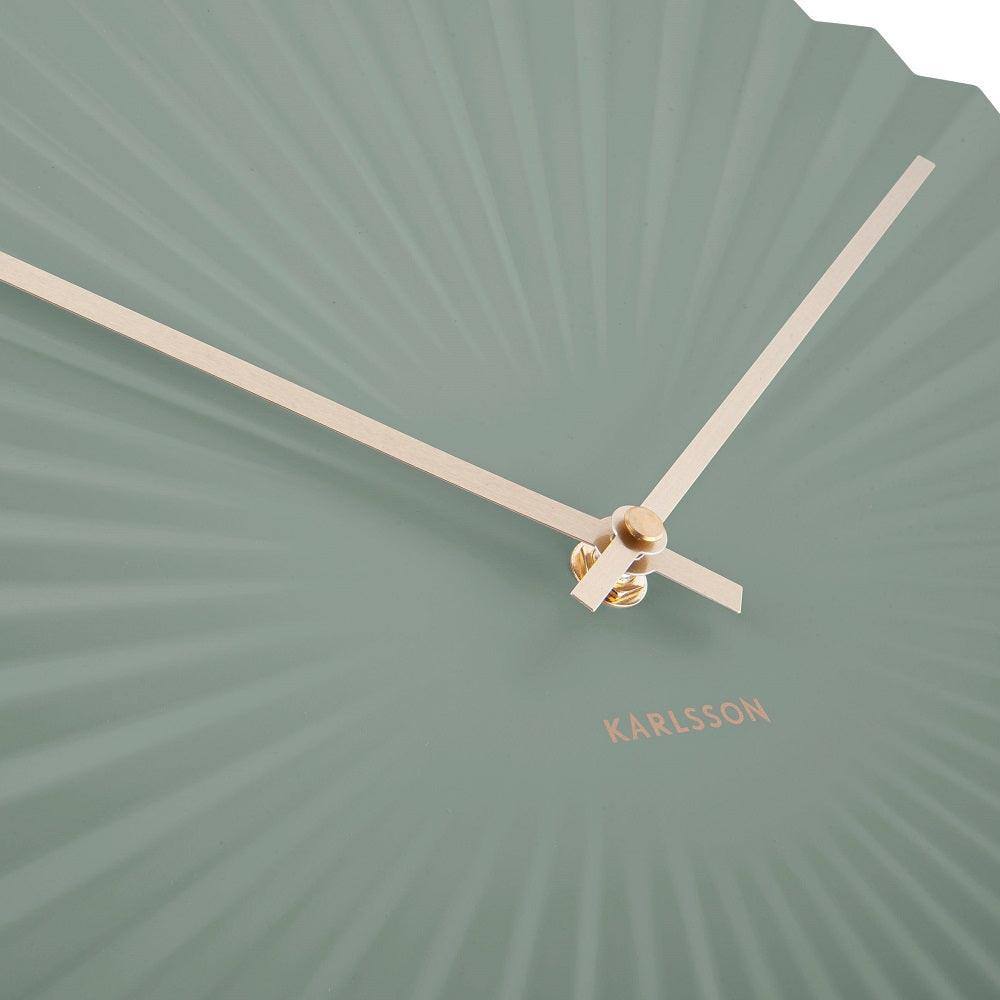 Karlsson Netherlands Sensu Wall Clock 50cm - Jungle Green