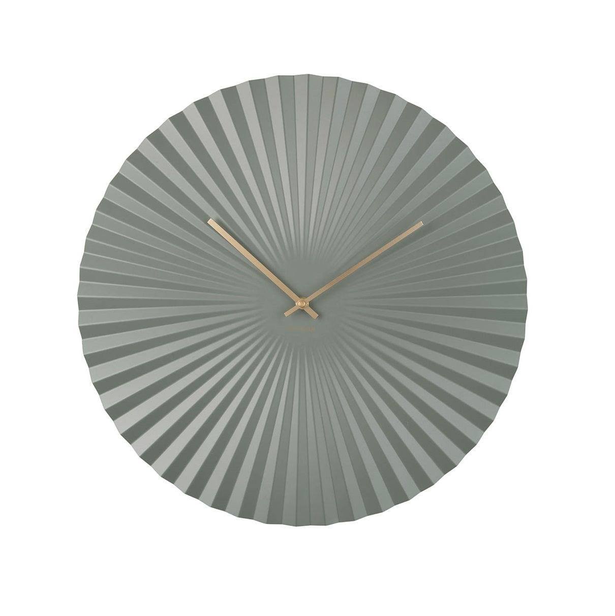 Karlsson Netherlands Sensu Wall Clock 50cm - Jungle Green