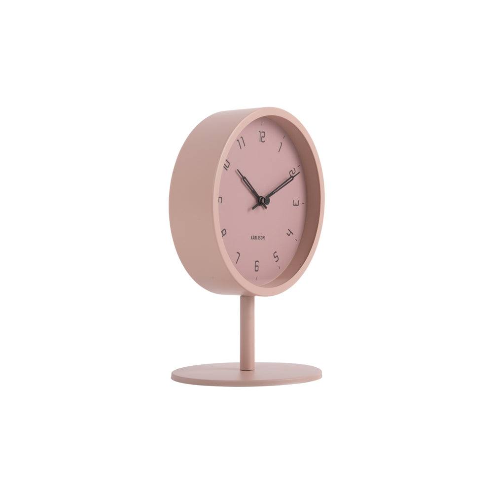 Karlsson Netherlands Stark Table Clock - Faded Pink