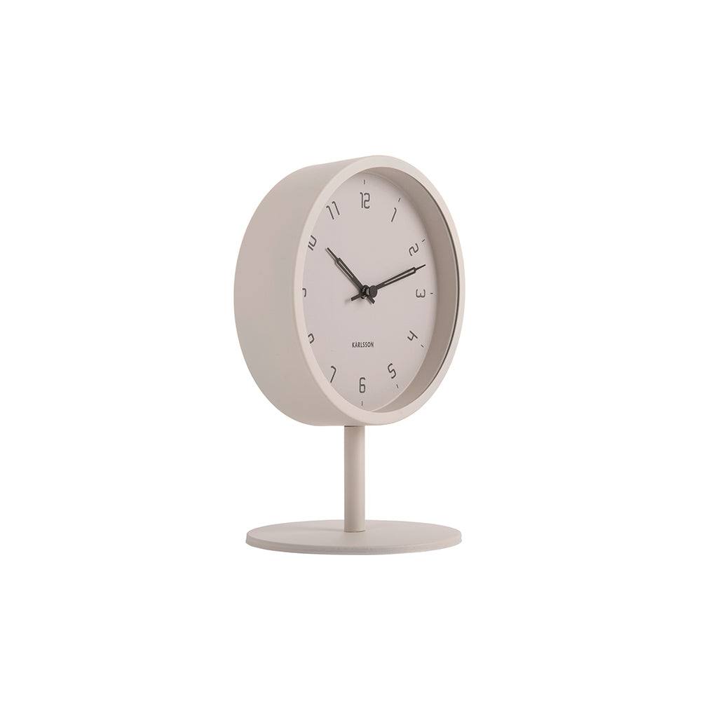 Karlsson Netherlands Stark Table Clock - Warm Grey