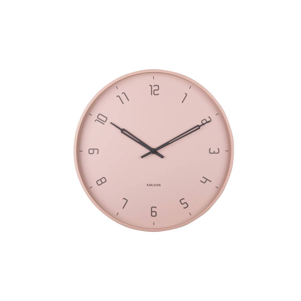 Karlsson Netherlands Stark Wall Clock 40cm - Faded Pink