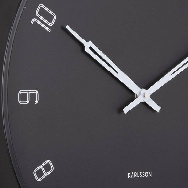 Karlsson Netherlands Stark Wall Clock 40cm - Matte Black