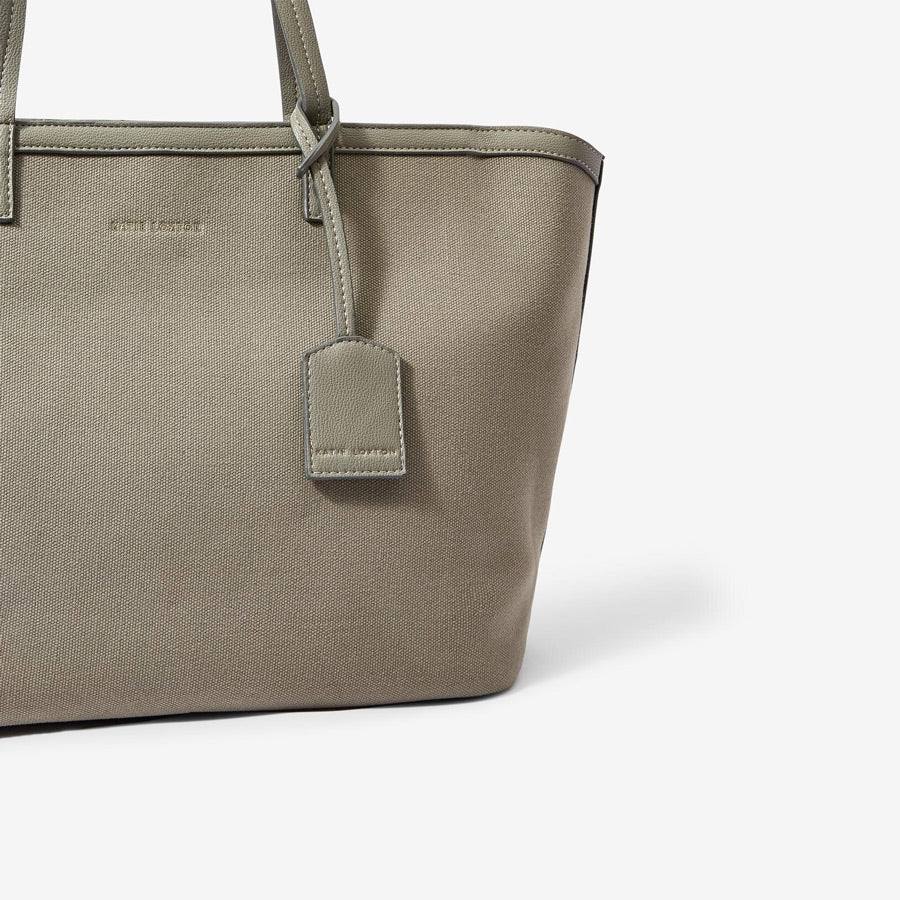 Katie Loxton Amalfi Canvas Tote Bag - Khaki