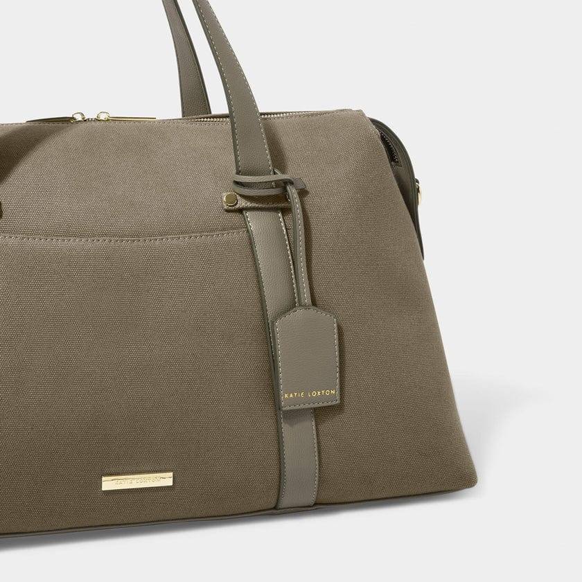 Katie Loxton Amalfi Canvas Weekend Bag - Khaki