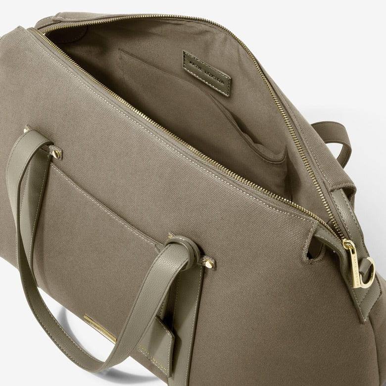 Katie Loxton Amalfi Canvas Weekend Bag - Khaki