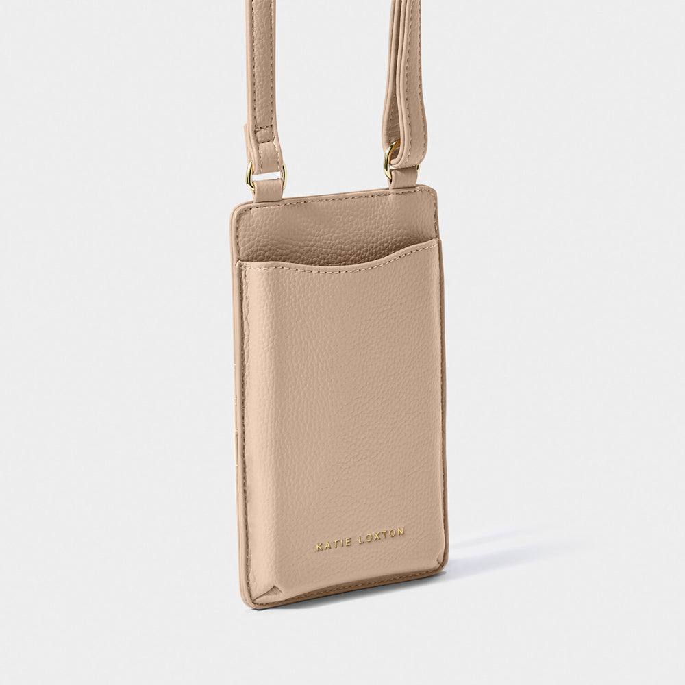 Katie Loxton Ania Phone Bag - Soft Tan