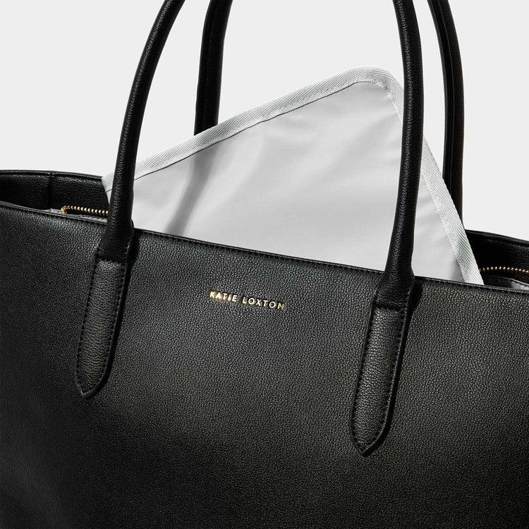 Katie Loxton Baby Changing Tote Bag - Black