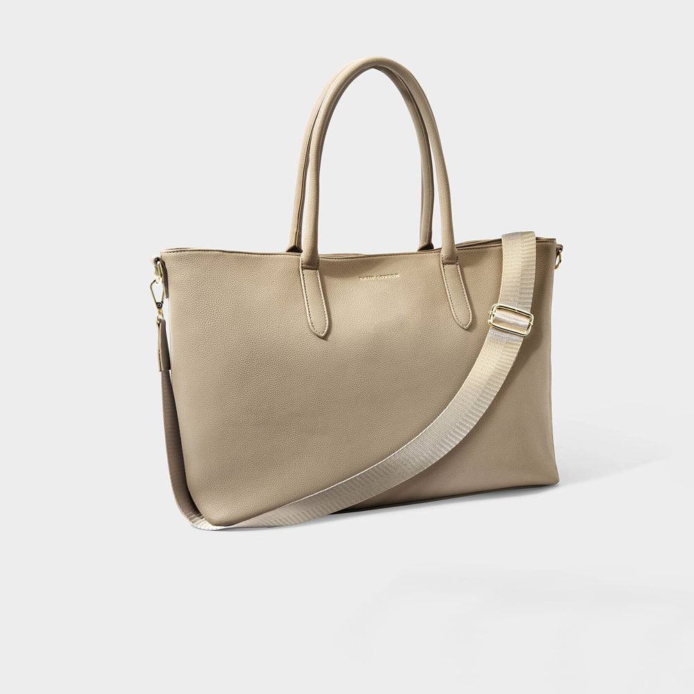 Katie Loxton Baby Changing Tote Bag - Light Taupe