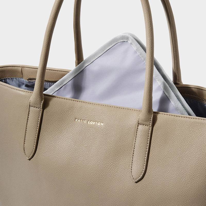 Katie Loxton Baby Changing Tote Bag - Light Taupe