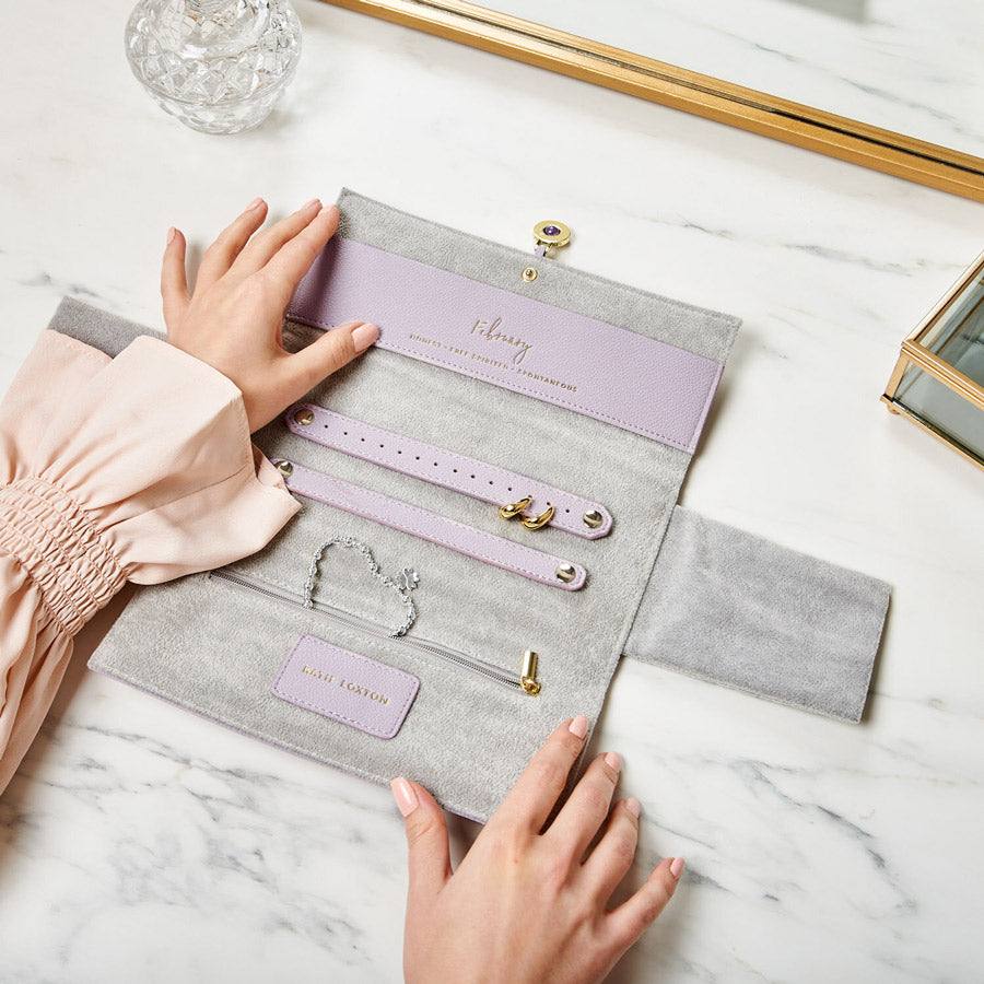 Katie Loxton Birthstone Jewellery Roll - February