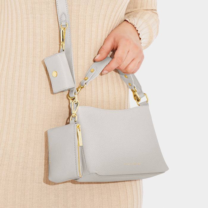 Katie Loxton Evie Crossbody Bag - Cool Grey