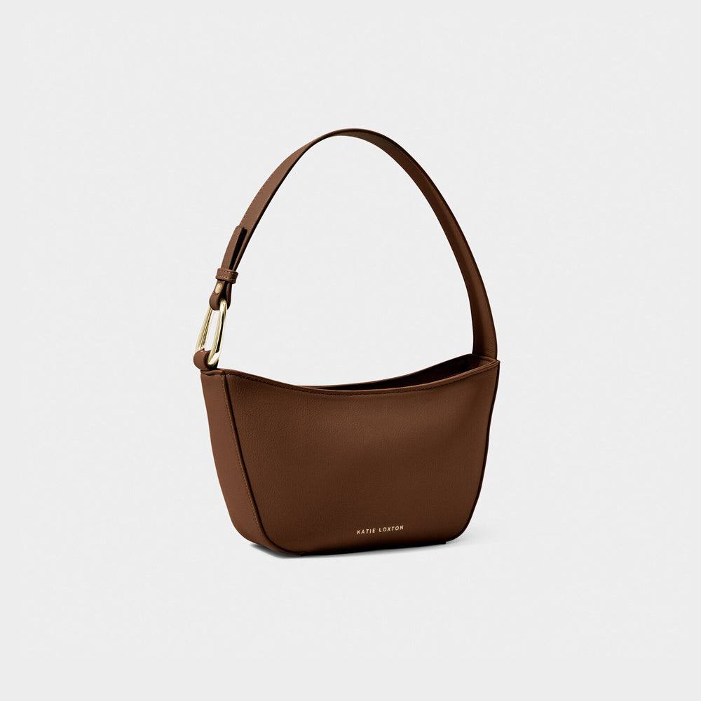 Katie Loxton Fara Small Shoulder Bag - Chocolate