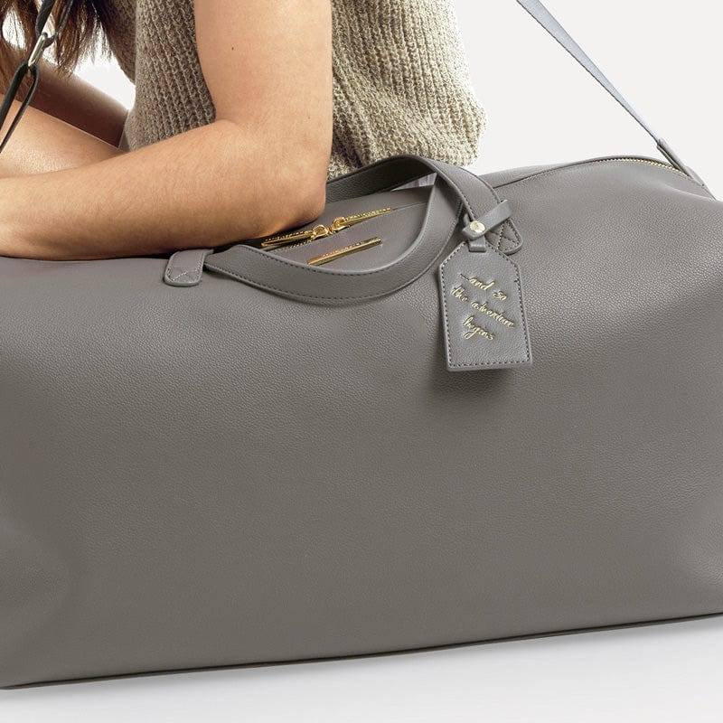 Katie Loxton Holdall Weekend Duffel Bag Large - Charcoal