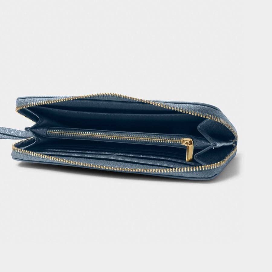 Katie Loxton Isla Zip Wallet - Light Navy