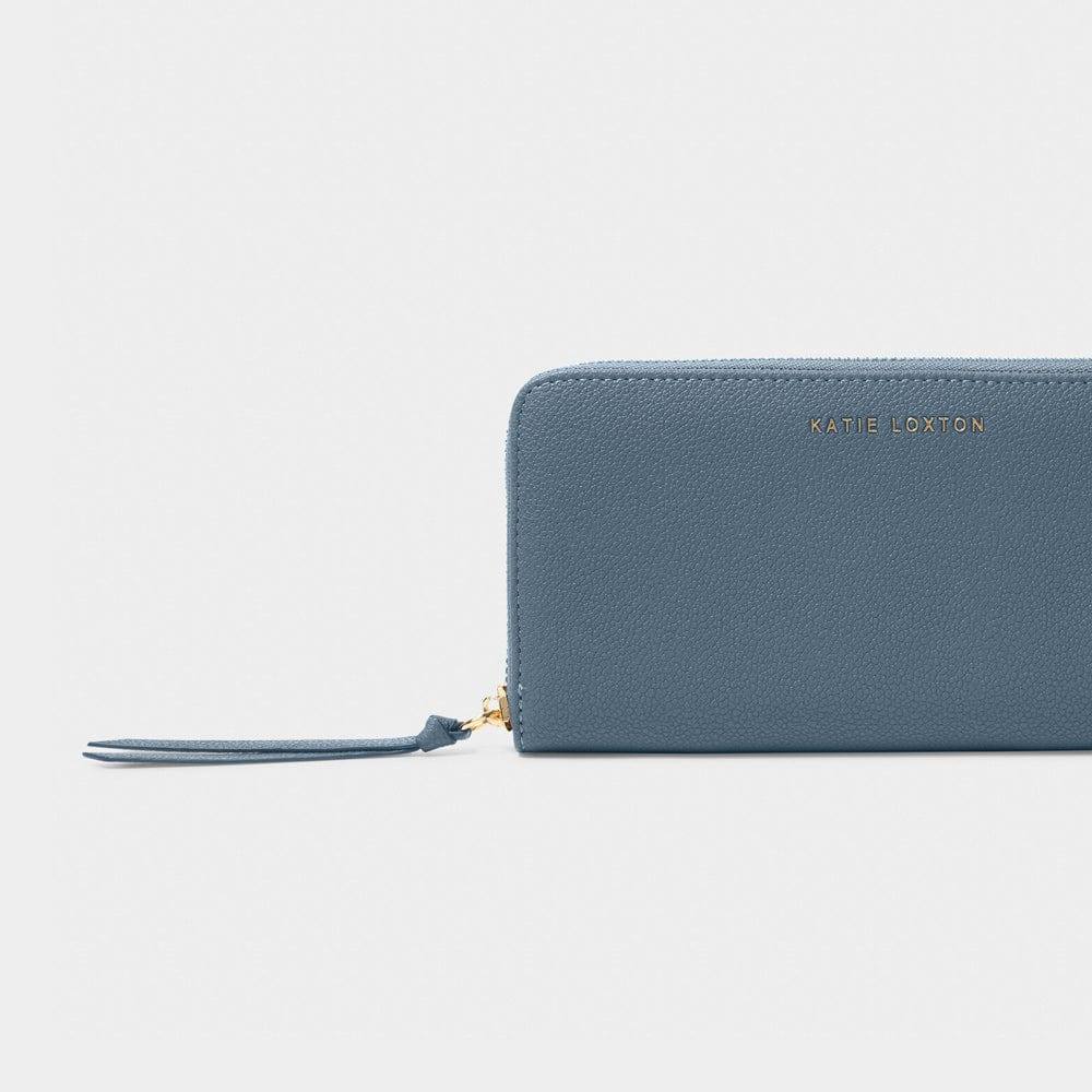 Katie Loxton Isla Zip Wallet - Light Navy