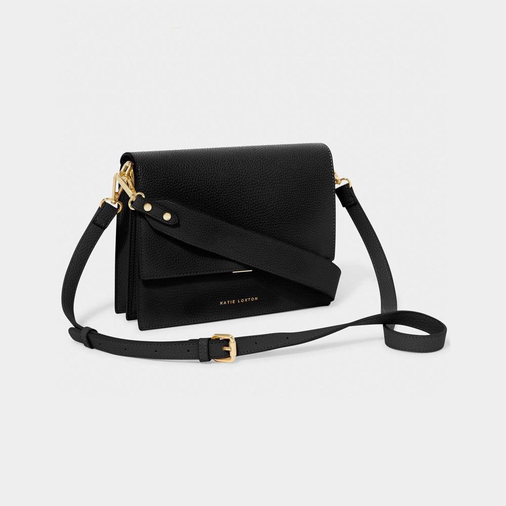 Katie Loxton Orla Divided Crossbody Bag Black Modern Quests