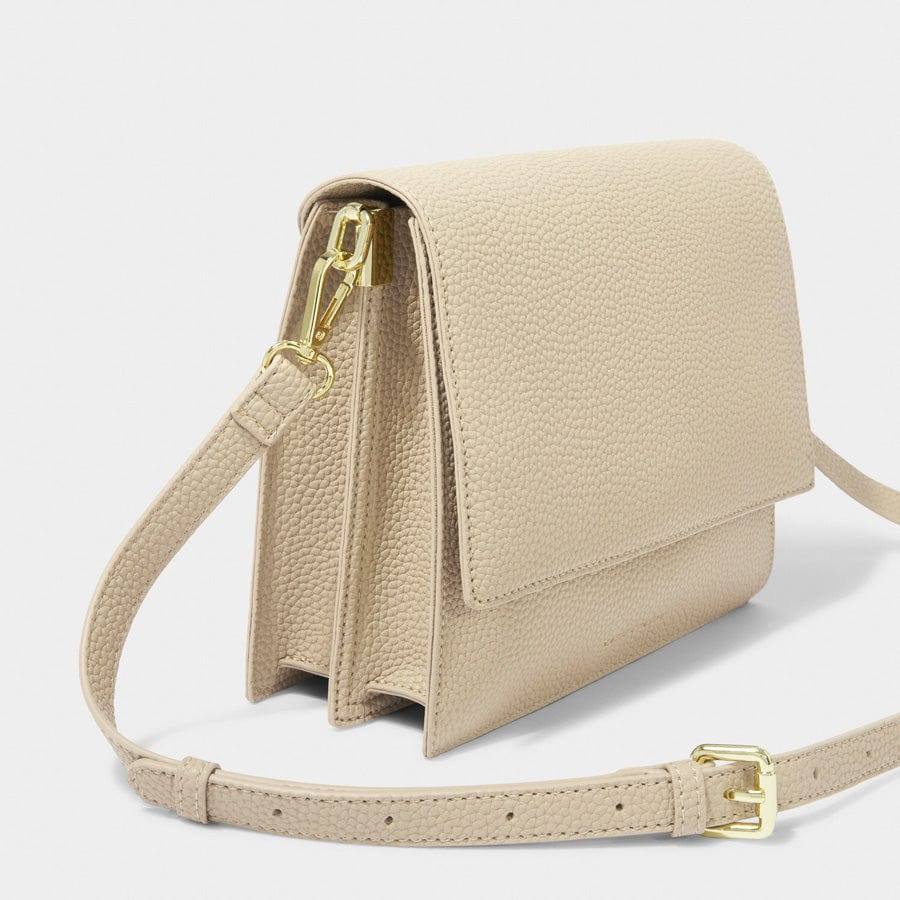 Katie Loxton Orla Divided Crossbody Bag - Sand