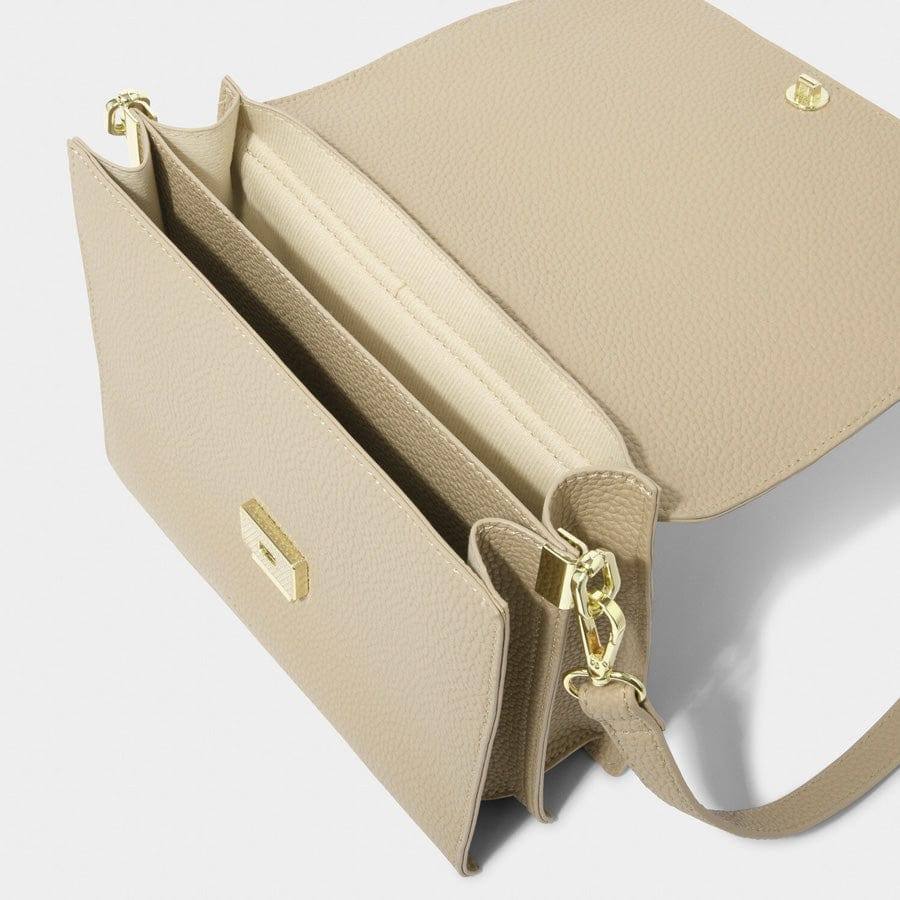 Katie Loxton Orla Divided Crossbody Bag - Sand