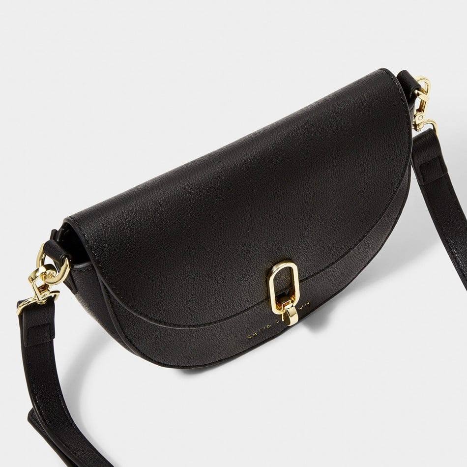 Katie Loxton Quinn Mini Saddle Bag - Black