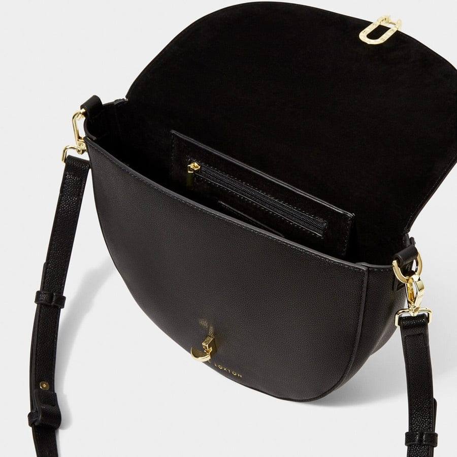 Katie Loxton Quinn Saddle Bag - Black